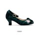 Iris Corolla Elizabeth Double Layer Velvet Shoes(Reservation/5 Colours/Full Payment Without Shipping)